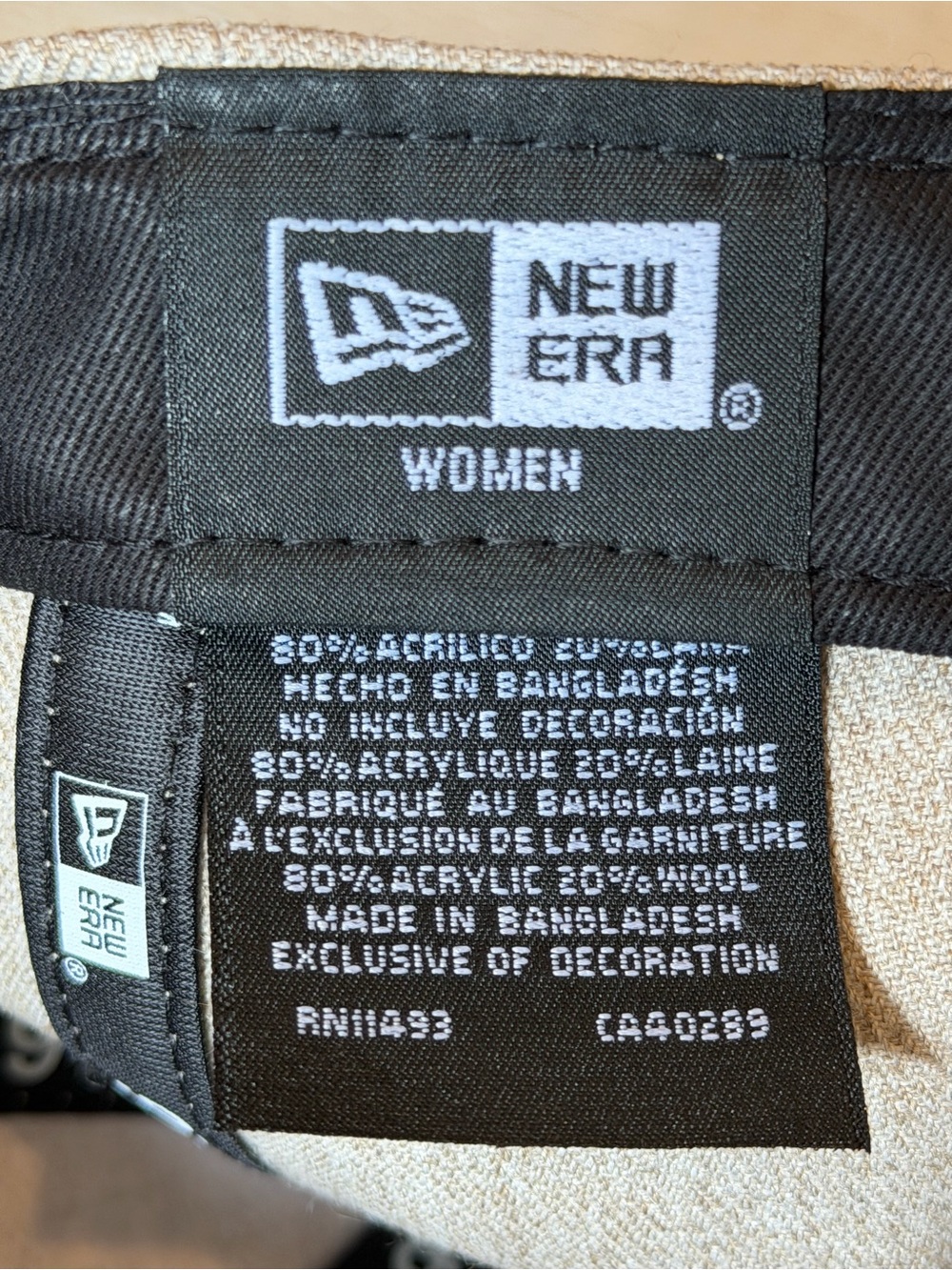 Aritzia x New Era NY Yankee 9TWENTY Adjustable Baseball Cap - Natural - Picture 11 of 11